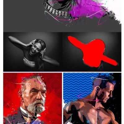 Vector Paint Sketch Photoshop Action