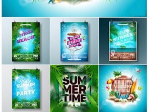 Vector Summer Party Background