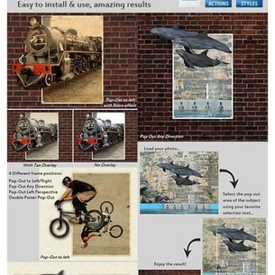 Wall Poster Pop-Out Creator