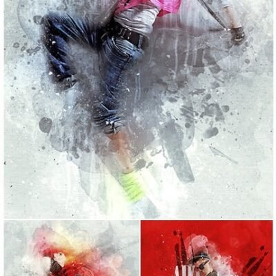 Watercolor Art Photoshop Action