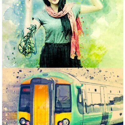 Watercolor Artistic Paint Action