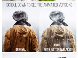 Winter Photoshop Action atn