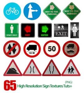 65 High Resolution Sign Textures Tuts Premium Texture Pack | visualstorms