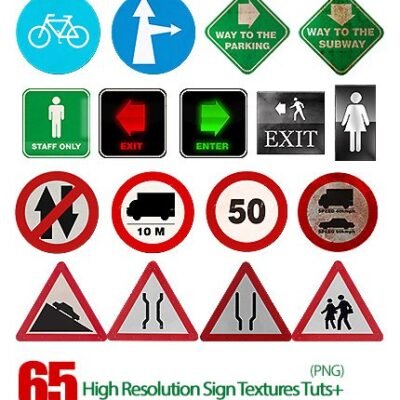 65.High.Resolution.Sign.Textures.Tuts.Premium.Texture.Pack