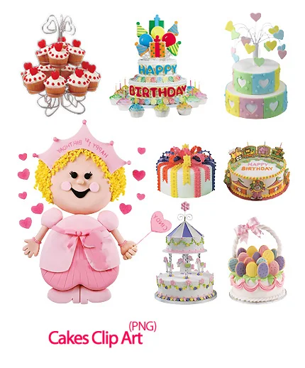 Cakes Clip Art