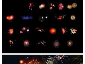 CM 21 Firework Photo Overlays