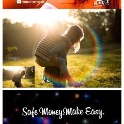CM 33 Lens Flare Photoshop Overlays