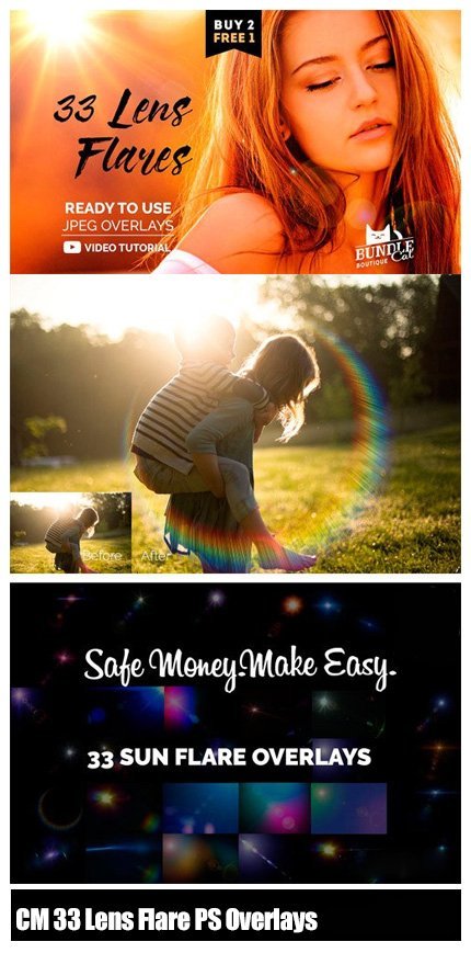 cm.33.lens.flare.photoshop.overlays CM 33 Lens Flare Photoshop Overlays
