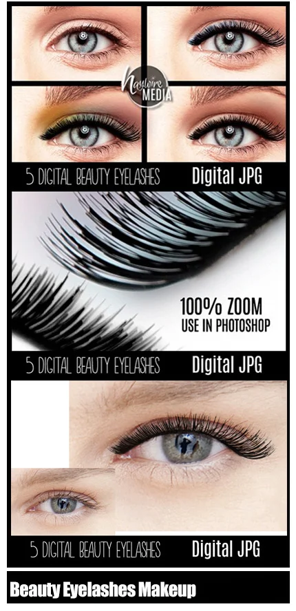 CM Beauty Eyelashes Makeup Overlay