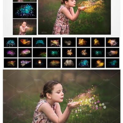 CM Fine Art Pretty Glitter Overlays