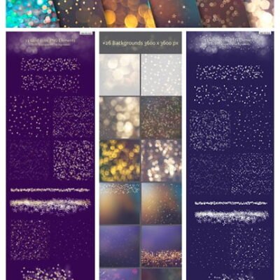 CM Lights And Stars Clipart Backgrounds