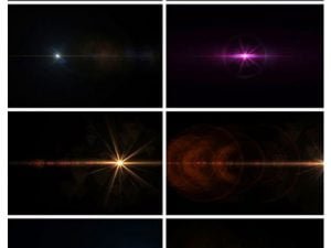 Custom Lens Flares Pack 50 Hi-Res Transparent Images