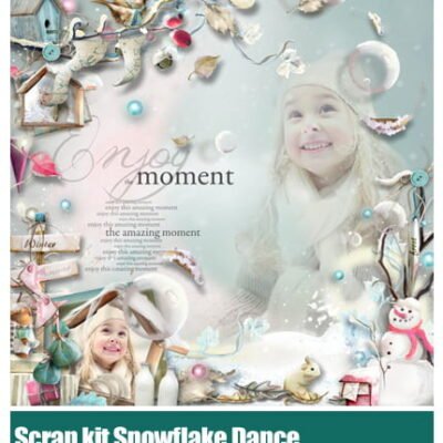 Scrap kit Snowflake Dance