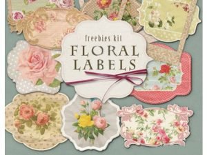 Scrap Kit Vintage Floral Labels