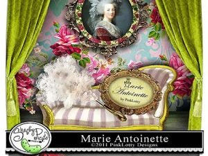 Scrap Set Marie Antoinette PNG And Files