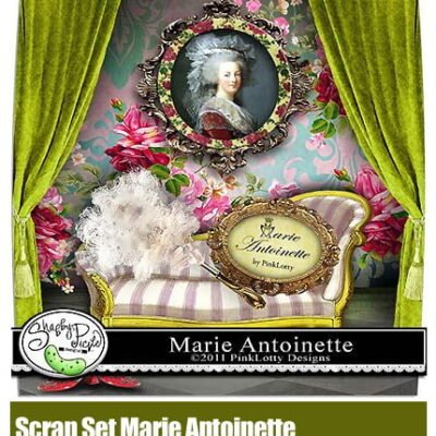 Scrap Set Marie Antoinette PNG And Files