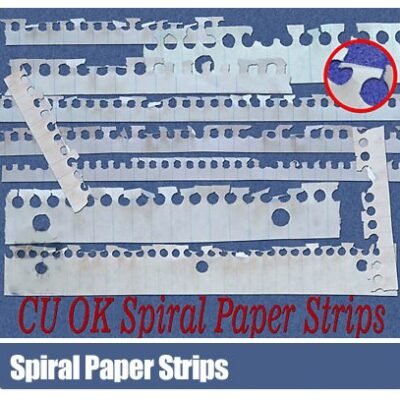 Spiral Paper Strips PNG Files