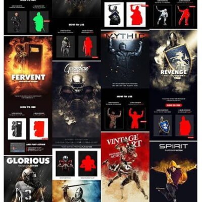 10 Photoshop Actions Bundle