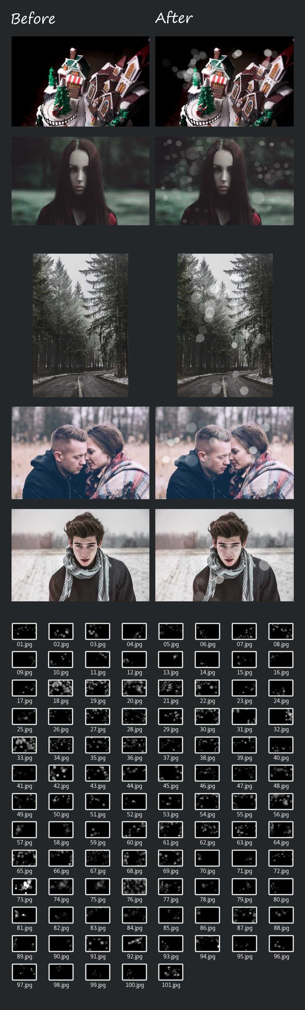 100 SILVER BOKEH PHOTO OVERLAYS.1