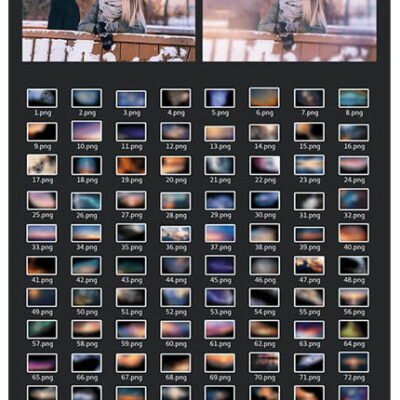 100 Light Leaks Photo Overlays