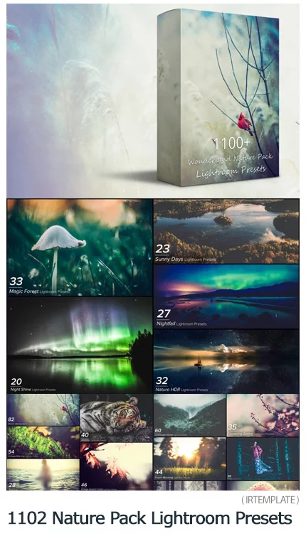 1102 Wonderland Nature Pack Lightroom Presets irtemplate