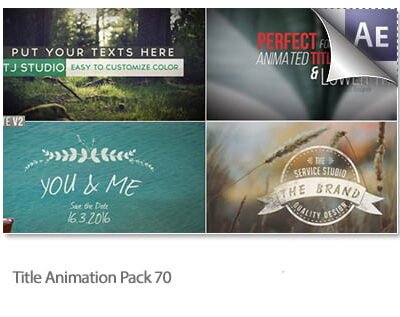 70 Titles Animation Pack