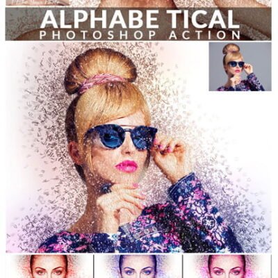 Alphabetical Photoshop Action