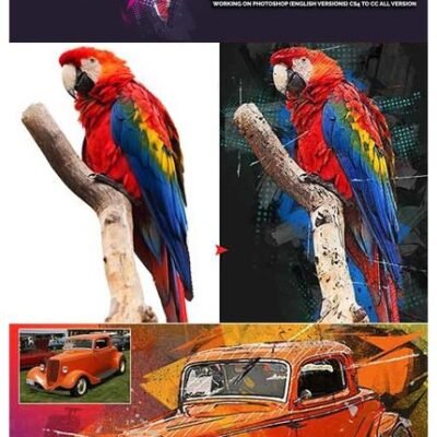 Abstract Art Photoshop Action