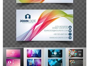 Creative Abstract Business Cads Vector