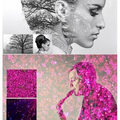 Animated Double Exposure Photoshop Action