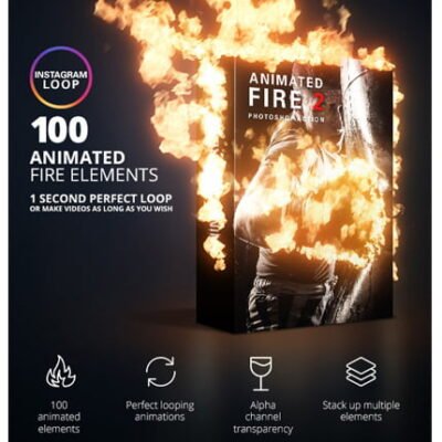 Animated Fire 2 Photoshop Action