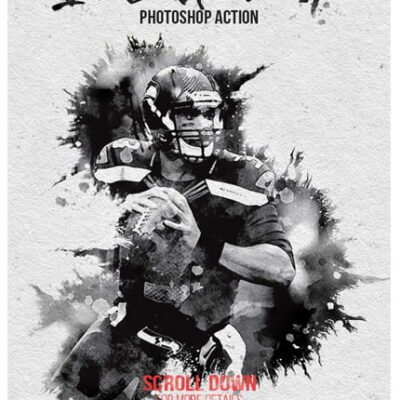 Animated Ink Reveal Photoshop Action