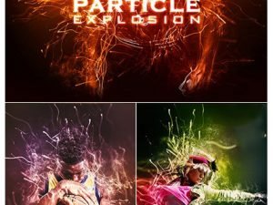 Animated Particle Explosion Photoshop Action