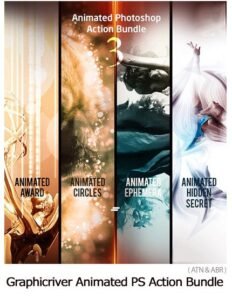 Animated Photoshop Action Bundle | visualstorms