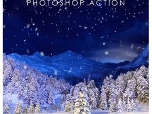 Animated Snow Photoshop Action