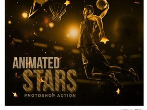 Animated Stars Photoshop Action