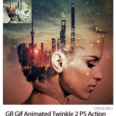 Animated Twinkle 2 Photoshop Action