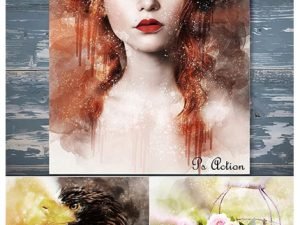 Artistic Watercolor Photoshop Action