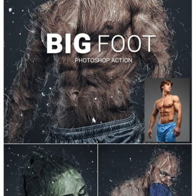 Big Foot Photoshop Action