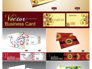 Business Cards Creative Style Template Design Vector