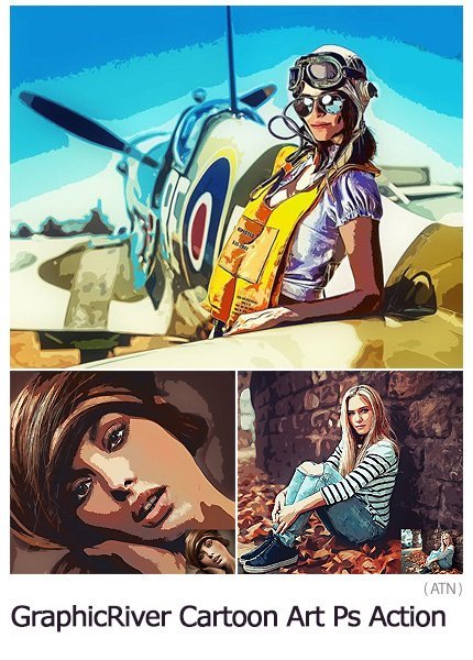 cartoon.art.photoshop.action Cartoon Art Photoshop Action