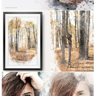 CM Artist Studio Watercolor Actions