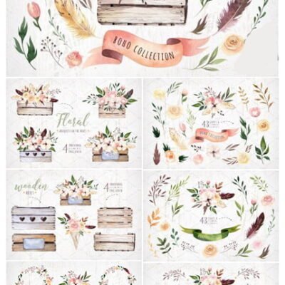 CM Bohemian Watercolor Collection