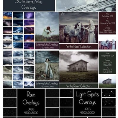 CM Rain Actions And Overlays Bundle