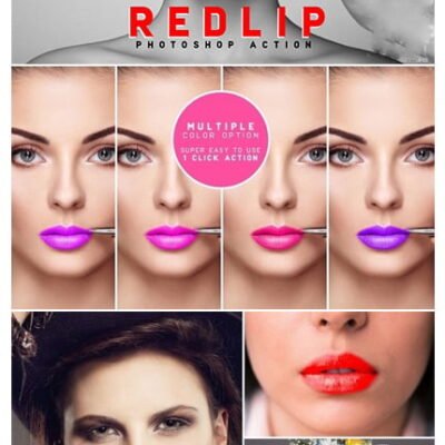 CM RedLip Photoshop Action