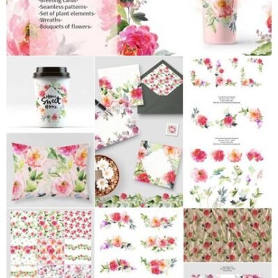 CM Set of Peonies
