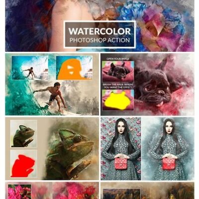 CM Watercolor Photoshop Action