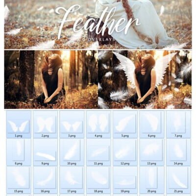 CM White Feather 20 Overlays