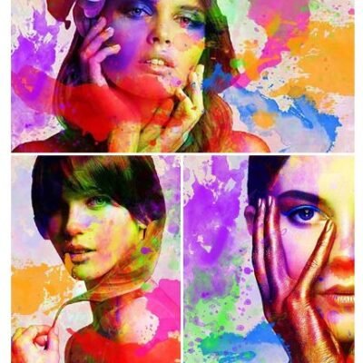 Color Splatter Photoshop Action