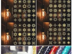 CreativeMarket 100 Star Vector Ornaments